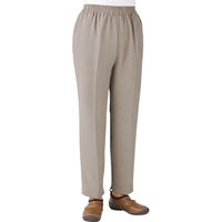 ケアファッション 吸汗速乾裾ファスナーパンツ モカ 3L W013905055 1着（直送品）