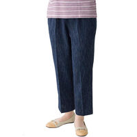 ケアファッション おりなす栃尾楊柳フリーパンツ ネイビー LL W0182015613 1着（直送品）