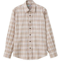 ケアファッション しじら隠れファスナーシャツ ベージュ LL W0182134513 1着（直送品）