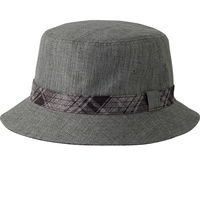 ケアファッション サファリハット ブラック 頭周り58cm W018218161 1個（直送品）