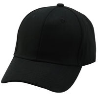 アーテック コットンツイルキャップ ブラック 52678 1セット(1個×2)（直送品）