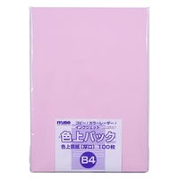 ミューズ 色上パック 色上質紙 厚口 B4 100枚入 コスモス 301518 1パック(100枚入)（直送品）
