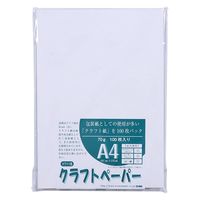 ミューズ クラフトペーパー A4 100枚入 ホワイト 302980 1セット(1パック×2)（直送品）