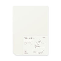 デザインフィル MDペーパーパッド コットン A5 無罫 90枚 15237006 1セット(2冊)（直送品）