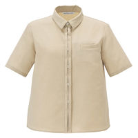 ボンマックス 半袖ブラウス ベージュ 11号 AUB4301 AUB4301-1-11G 1着（直送品）