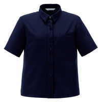 ボンマックス 半袖ブラウス ネイビー 19号 AUB4301 AUB4301-8-19G 1着（直送品）