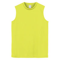 ボンマックス ノースリーブTシャツ(ポリジン加工) ケイコウイエロー XL MS1165 MS1165-40-XL 1着（直送品）