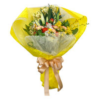 welzo 季節のお祝い花束 至福のイエローブーケ 4933136990401 1束（直送品）