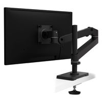 Ergotron LX Pro モニターアーム 長身ポール グロメット取り付け ブラック 45-709-292 1台（直送品）