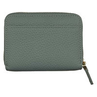 ベストアンサー apa-004-bg 財布 レディース 本革 ミニサイフ ブルーグレー 1セット（直送品）