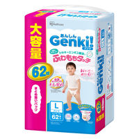 あんしんGenki！ パンツ L（9~14kg）1パック（62枚入）ふわもちタッチ 大容量 ゲンキ アイリスオーヤマ