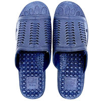 ニッポンスリッパ 紳士成型フィッティングサンダル 2L ネイビー 1足