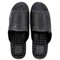 ニッポンスリッパ 紳士成型フィッティングサンダル 2L ブラック 1足