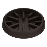 ベストコ フラワーポット用 根腐れ防止 プレート 受け皿 4号 ブラウン MA-3248 1個（直送品）