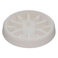 ベストコ フラワーポット用 根腐れ防止 プレート 受け皿 4号 ホワイト MA-3251 1個（直送品）