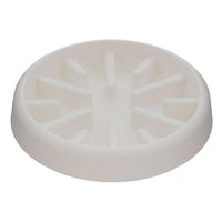 ベストコ フラワーポット用 根腐れ防止 プレート 受け皿 5号 ホワイト MA-3255 1個（直送品）