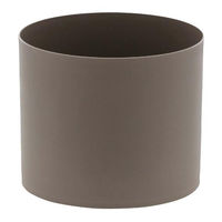 ベストコ フラワーポット 鉢 プランター 5号 モスブラウン MA-3244 1個（直送品）