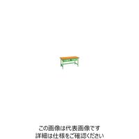 大阪製罐 OS 中量作業台 木製天板 NBW1574 1台 135-7843（直送品）