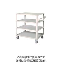 大阪製罐 OS パワフルワゴン ライトグレー 間口1000×奥行700×高さ887mm PFW174G 1台 136-5735（直送品）