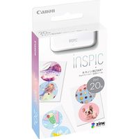 キヤノン ZINKフォトペーパー・丸形シール 20枚入り 4967C005 1個（直送品）