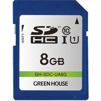 グリーンハウス SDHCメモリーカード UHS-I クラス10 GH-SDC-UA