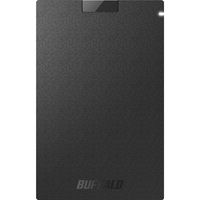 バッファロー 抗ウイルス・抗菌ポータブルＳＳＤ　ＵＳＢ３．２（Ｇｅｎ１）　ＴｙｐｅーＡ　２５０ＧＢ　ブラック（直送品）