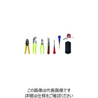 ツノダ TTC 電気工事士技能試験工具セット 8点セット(圧着工具ショートタイプ) TS-E02S 1セット 237-0452（直送品）