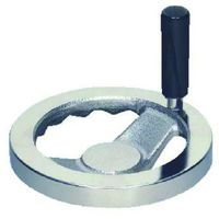 イマオコーポレーション イマオ ハンドル 角リム型ハンドル車(加工付) ハンドル径200mm S200ER-T20 1個 132-8742（直送品）