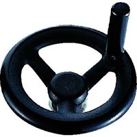 イマオコーポレーション イマオ ハンドル 丸リム型エンプラハンドル車(加工付) ハンドル径200mm RP200ER-H21 1個（直送品）