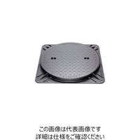 カネソウ マンホール・ハンドホール鉄蓋 簡易密閉形(防水・防臭形) 角枠 MKHY-6-500-KAKU-B 1組(1個) 256-8922（直送品）