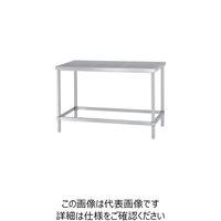 シンコー ステンレス作業台パンチング天板四方枠 間口1500×奥行750×高さ800 PWZN-15075 1台 123-4942（直送品）