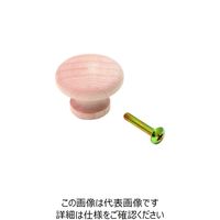 スガツネ工業 SUGATSUNE (100012010)SMT34/白木丸つまみ SMT34 1個 225-3383（直送品）