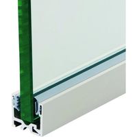 スガツネ工業 SUGATSUNE (170037084)MP20E28ー02/固定ガラス用アルミフレーム MP20E28-02 1個（直送品）