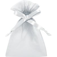 オーガンジー巾着 S　ホワイト 30枚入 OG-002-AS 1袋（30枚入） エスパック（直送品）