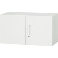 ダイシン工業 DAISHIN 壁面収納庫 両開き型 上置き専用D400 ホワイト V940-05H 1台 856-9700（直送品）