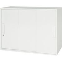 ダイシン工業 ダイシン 壁面収納庫 3枚引戸型 上下兼用 ホワイト