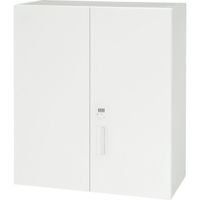 ダイシン工業 DAISHIN 壁面収納庫 ダイヤル錠付両開き型 上置き専用D400 ホワイト V940-10HD 1台 856-9717（直送品）