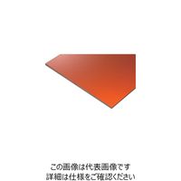 タキロン 塩ビ高機能製品 制電プレート オレンジ透明TND77285