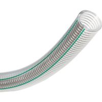 トヨックス 耐薬品・食品用フッ素ホース(吸引・折れ防止) トヨフッソSホース 内径15mm×外径22mm 長さ1m FFSー15ー1 1巻（直送品）