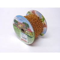 ニッサチェイン アルミ二重 15m巻 金 R-AR12-GD 1巻(15m) 127-8741（直送品）