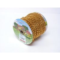 ニッサチェイン アルミFマンテル 15m巻 金 R-AS30F-GD 1巻(15m) 127-5604（直送品）