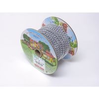 ニッサチェイン アルミSマンテル 15m巻 銀 R-AS18-SV 1巻(15m) 127-4059（直送品）