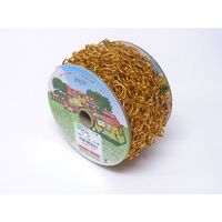 ニッサチェイン アルミシェープ 15m巻 金 R-AR316-GD 1巻(15m) 127-8740（直送品）