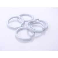 ニッサチェイン カラーリング 1.8×13 白(5個入) P-8 1セット(25個:5個×5パック) 125-9894（直送品）