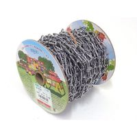 ニッサチェイン 代用クローム鉄ビクター 15m巻 R-IV18-CR 1巻(15m) 126-1460（直送品）