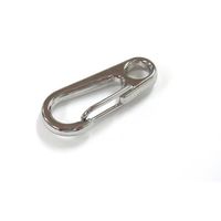 ニッサチェイン ニッケルスプリングスナップ (50個入) ISS-106 1箱(50個) 127-8667（直送品）