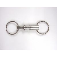 ニッサチェイン ニッケル鉄キーホルダー (100個入) IKE-11-NI 1箱(100個) 126-2896（直送品）