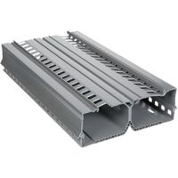 パンドウイットコーポレーション PANDUIT PANELMAXDINレールダクト ライトグレー DRD22LG6 6FT(フィート) 1本（直送品）