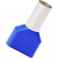 PANDUIT 絶縁付きフェルール端子 ツインワイヤー用 青 100個入り FTD84ー16ーC 1箱(100個)（直送品）