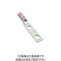 銅製圧縮端子 2穴 電線サイズ AWG 1/0 取付穴サイズ バレル角度 90度